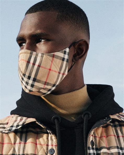 face mask burberry|Burberry releases face mask with signature check on  .